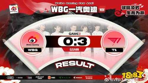 WBG不敌T1拿下亚军 wbg创造LPL四号种子最佳S赛记录