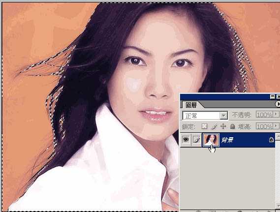 photoshop 简单用通道抠出背景色单一的人物图片