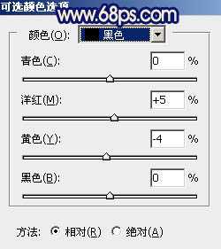 Photoshop将大树边的人物调制出斑斓的霞光暖色