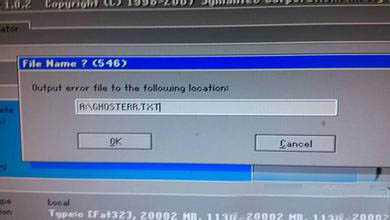 重装系统时出现File Name?(546)的错误该怎么解决?